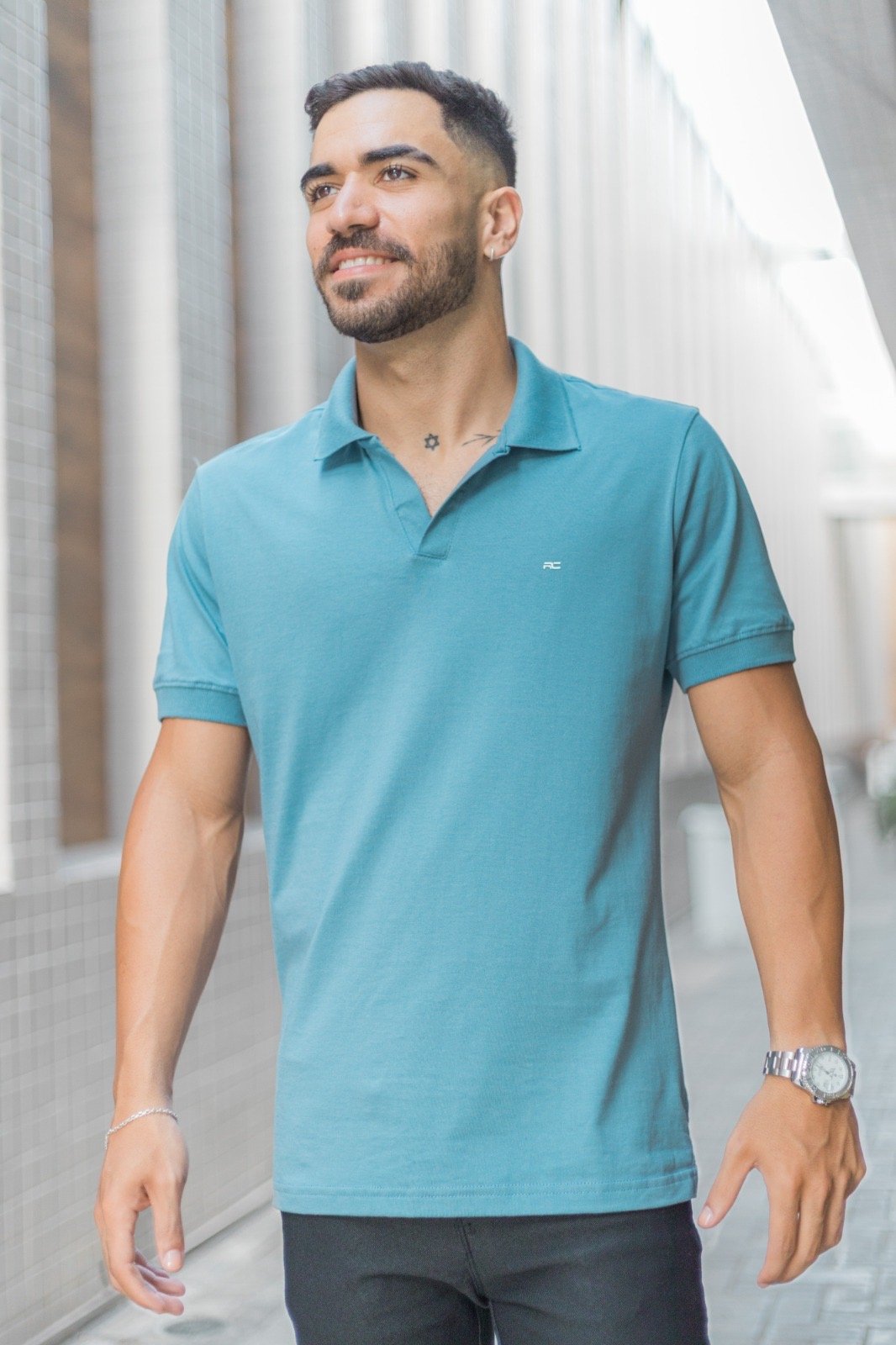 Polo gola v - Imagem 7