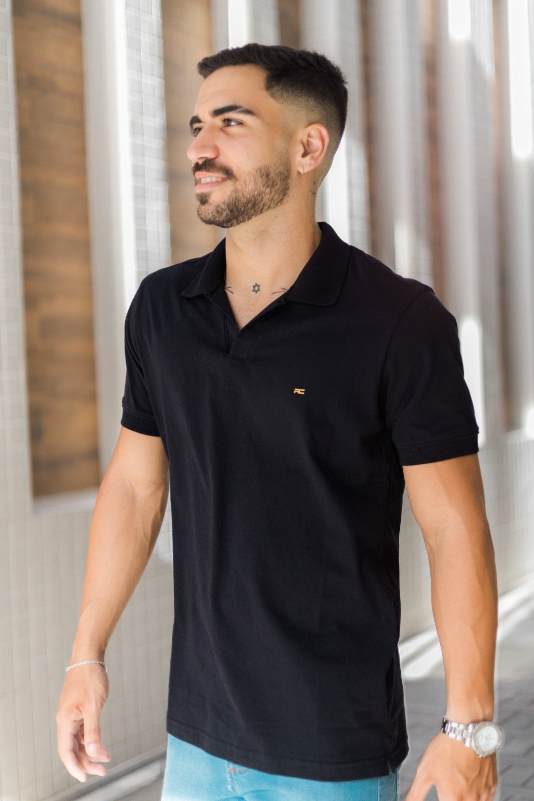 Polo gola v - Imagem 10