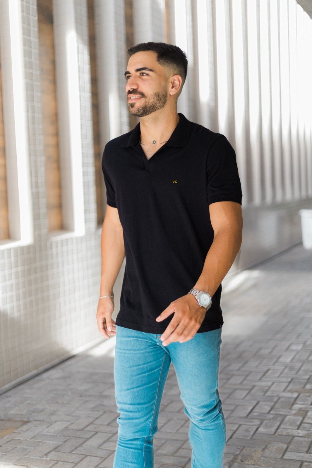 Polo gola v - Imagem 12