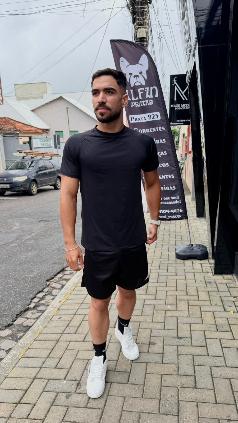 T-Shirt Poliamida Raglan